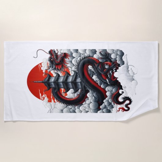 Serviette Dragon Beach (Devant)