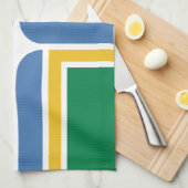 Serviette Drapeau de Portland, Oregon (Quart Plié)