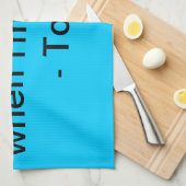 Serviette drôle ! (Quart Plié)