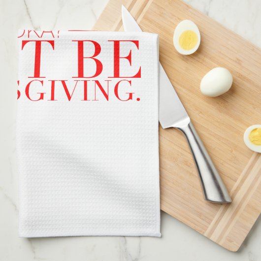 Serviette drôle de thanksgiving (Quart Plié)