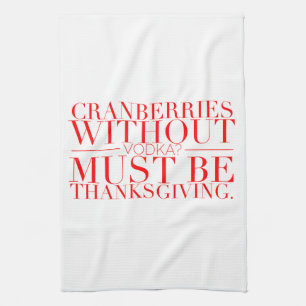 Serviette drôle de thanksgiving