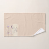 Serviette du 14ème anniversaire d'ivoire (Serviette à main)