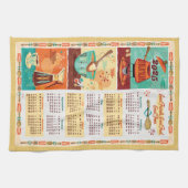 Serviette du calendrier de cuisine moderne du mili (Horizontal)