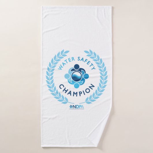 Serviette du champion de la sécurité nautique (Serviette de bain)