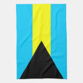 serviette du drapeau bahamas (Vertical)