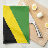 serviette du drapeau de la jamaïque (Quart Plié)