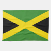 serviette du drapeau de la jamaïque (Horizontal)