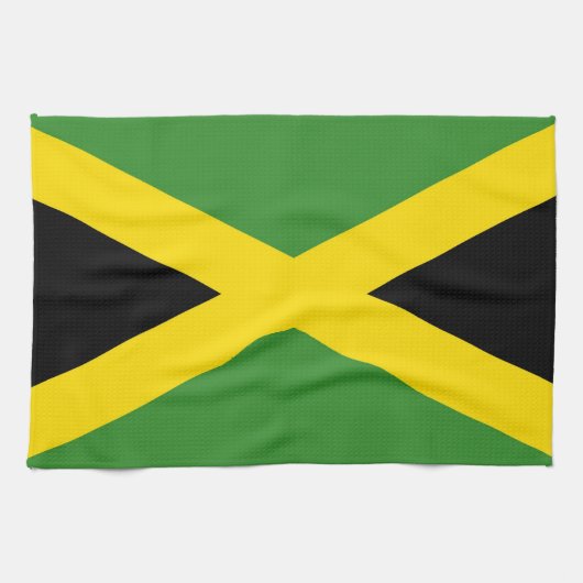 serviette du drapeau de la jamaïque (Horizontal)