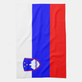 serviette du drapeau de la slovénie (Vertical)