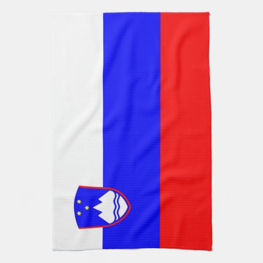 serviette du drapeau de la slovénie (Vertical)