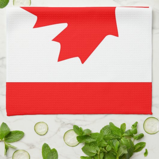 serviette du pavillon du canada (Plié)