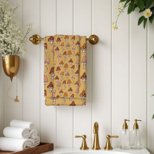 Serviette Éclectique Rétro Tons Chauds & Teintes D