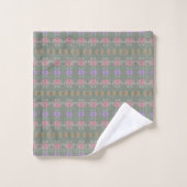 Serviette élégante Set avec vert gris (Gant de toilette)