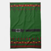 Serviette Elf de Noël sur mesure Serviettes de thé (Vertical)