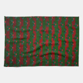 Serviette Elf de Noël sur mesure Serviettes de thé (Horizontal)