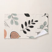 Serviette en Art de Feuille à Trait Fin – Confort (Serviette à main)