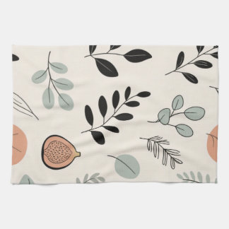 Serviette en Art de Feuille à Trait Fin – Confort