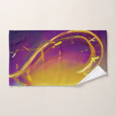 Serviette en Coeur Or (Serviette à main)