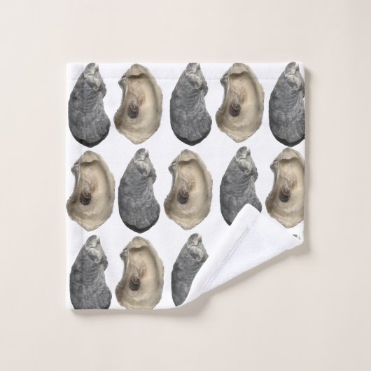 Serviette en coquille d'huître (Gant de toilette)