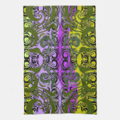Serviette en Damas exotique (Vertical)