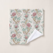 Serviette en damas floral doux vintage déclaration (Gant de toilette)