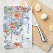 Serviette en dentelle Balsam et Lobelia (Quart Plié)