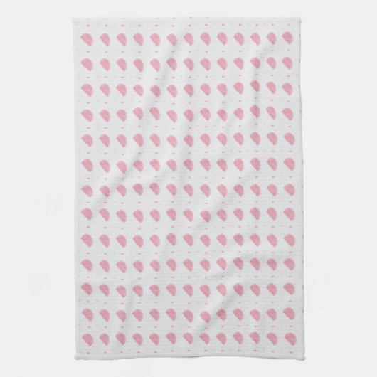 Serviette En Épais Rose (Vertical)
