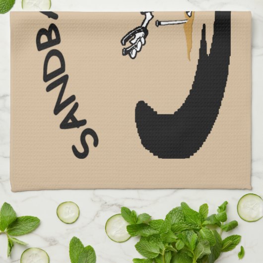 Serviette en fer à cheval de Sandbagger (Plié)