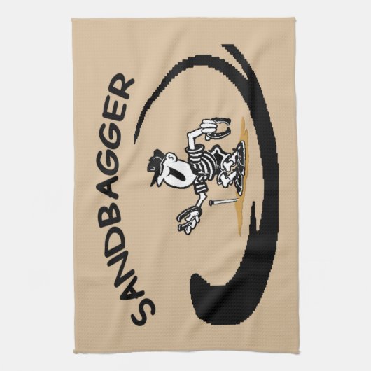 Serviette en fer à cheval de Sandbagger (Vertical)