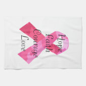 Serviette en fibre de ruban en camouflage rose (Horizontal)