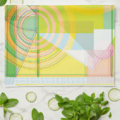 Serviette en forme de ligne géométrique (Plié)