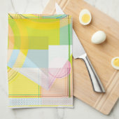 Serviette en forme de ligne géométrique (Quart Plié)