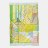 Serviette en forme de ligne géométrique (Vertical)