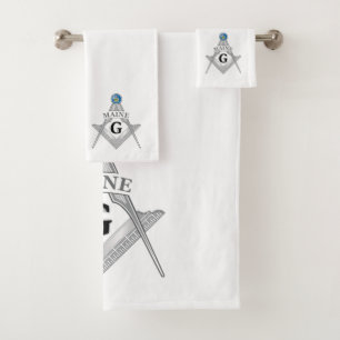 Serviette en Franc-maçonnerie Loge de l'état du Ma