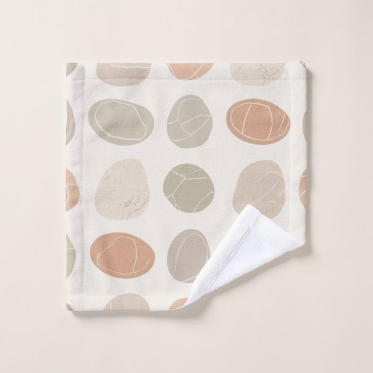 Serviette en Grille de galets molles - Terrain cal (Gant de toilette)