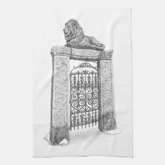 Serviette en lion de fer (Vertical)