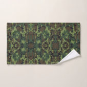 serviette en lots camouflage vert (Serviette à main)