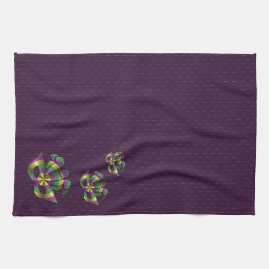 Serviette en Masque Mardi Gras (Horizontal)