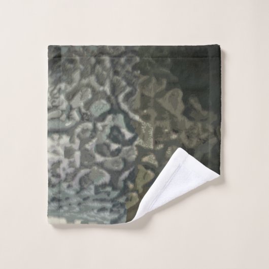Serviette en métal brossé (Gant de toilette)