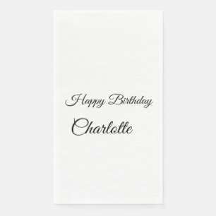 SERVIETTE EN PAPIER 