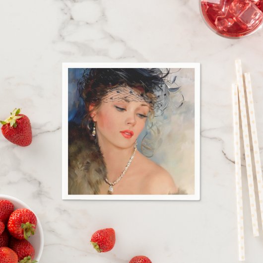 Serviette en Papier (En situation)