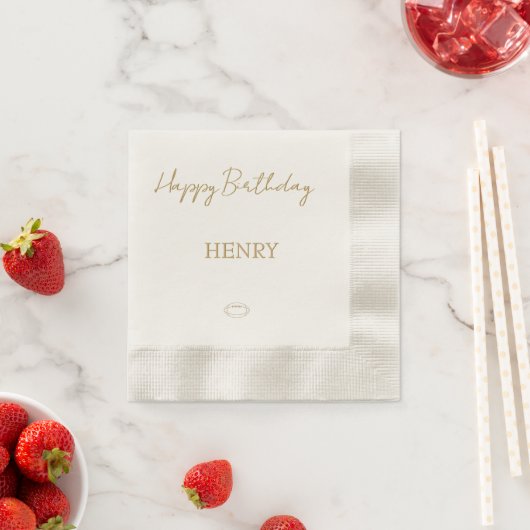Serviette en papier (En situation)