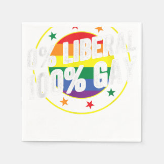 Serviette En Papier 0 Libéral 100 Gay LGBT Design pour les conservateu