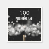 Serviette En Papier 100 et Phenomenal Champagne Party Napkins (Devant)