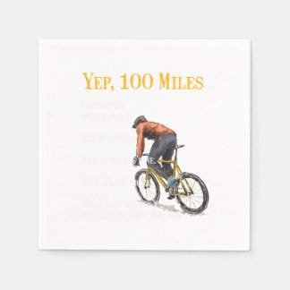Serviette En Papier 100 Miles Vélo Vélo Vélo Vélo Vélo Vélo Vélo Cadea