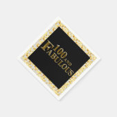 Serviette En Papier 100e anniversaire  (Coin)