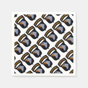 Serviette En Papier 101e Division aéroportée d'ABN hurlant Eagles Vets