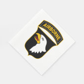 Serviette En Papier 101e division aéroportée Vétéran militaire (Coin)