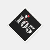 Serviette En Papier 105e anniversaire ballons de fête (Coin)