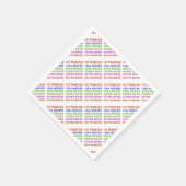 Serviette En Papier 107e anniversaire Jalons (Coin)